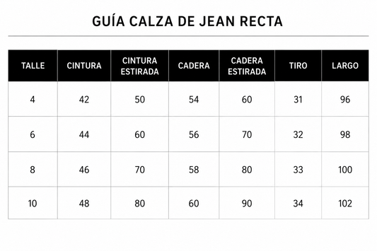 CALZA SIMIL JEAN (RECTA Y CHUPIN)