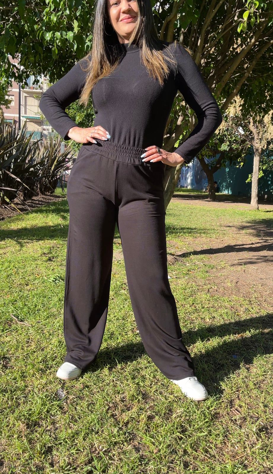JOGGING PALAZZO FRIZADO (TALLES REALES)
