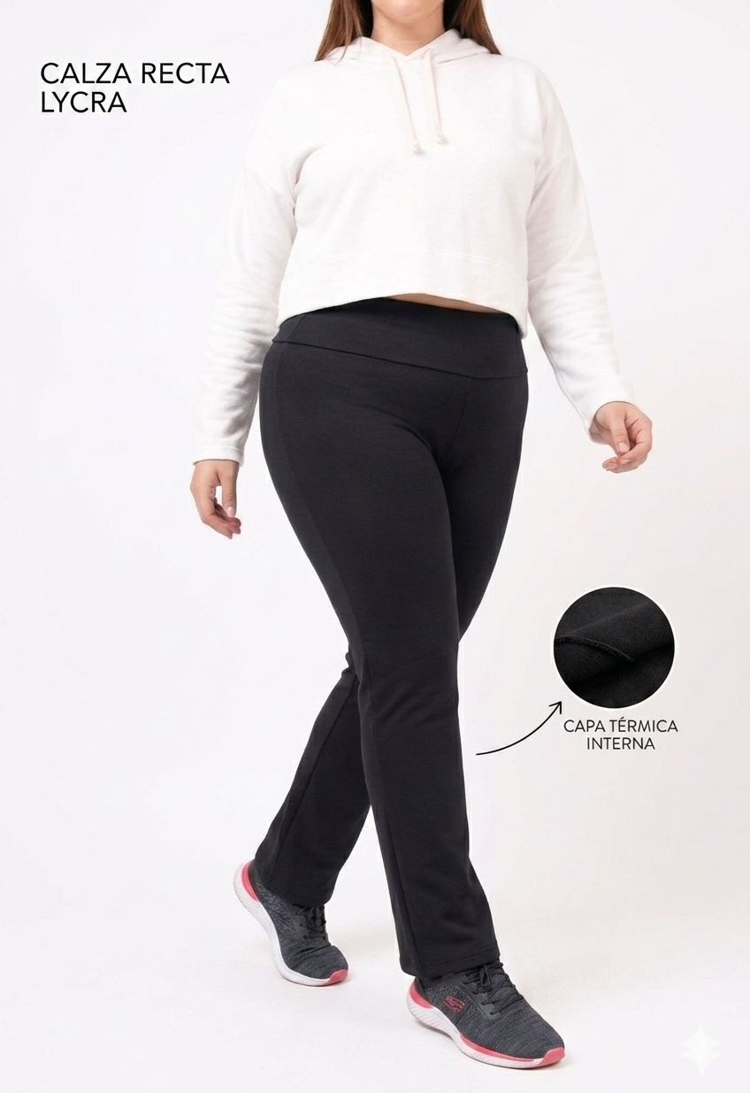CALZA LYCRA (RECTA, OXFORD O CHUPIN)